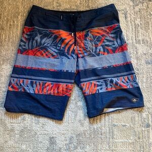 Tropical O’neill board shorts, men’s size 34